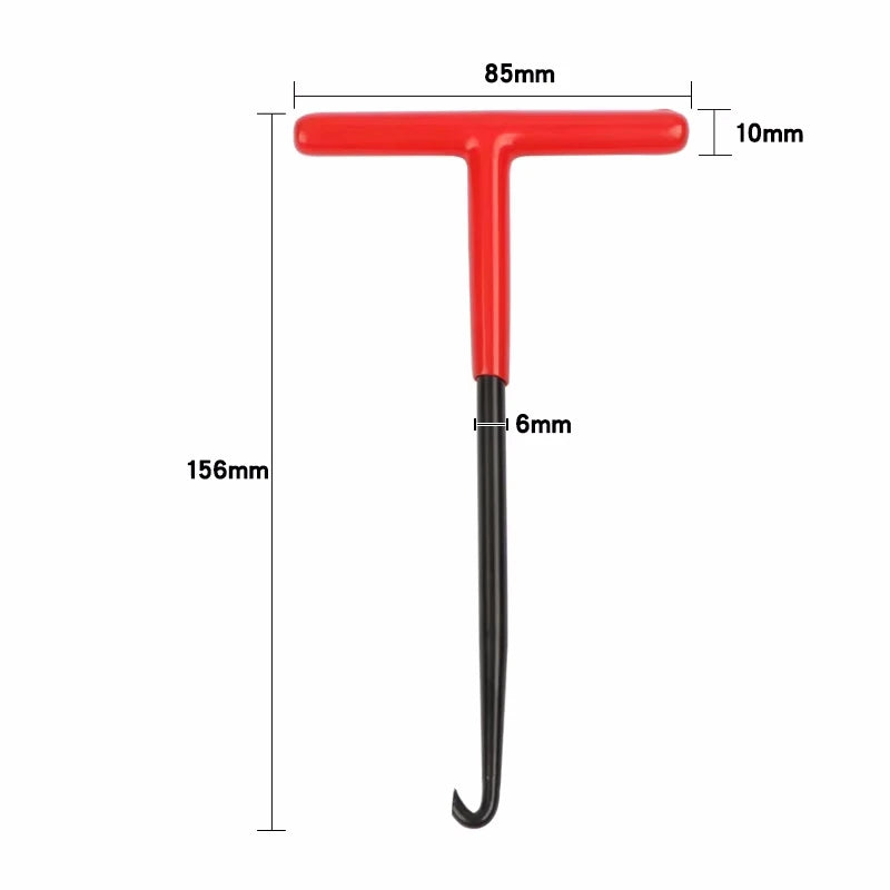 Repair Tool for Springs Removal Motorcycle Exhaust Spring Hook T Shaped Handle Exhaust Pipe Spring Puller Installer Hooks Tools