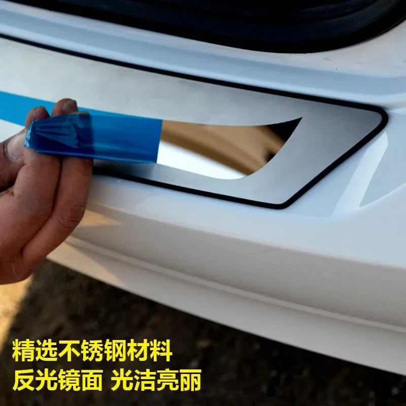 Accessories For vw Volkswagen Polo 2011 - 2013 2014 2015 2016-2019 Door Sill Rear Bumper Protector Sill Trunk Tread Plate Trim