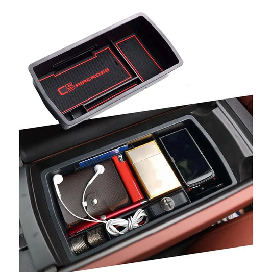 Car Armrest Box Storage for Citroen C5 Aircross 2017 2018