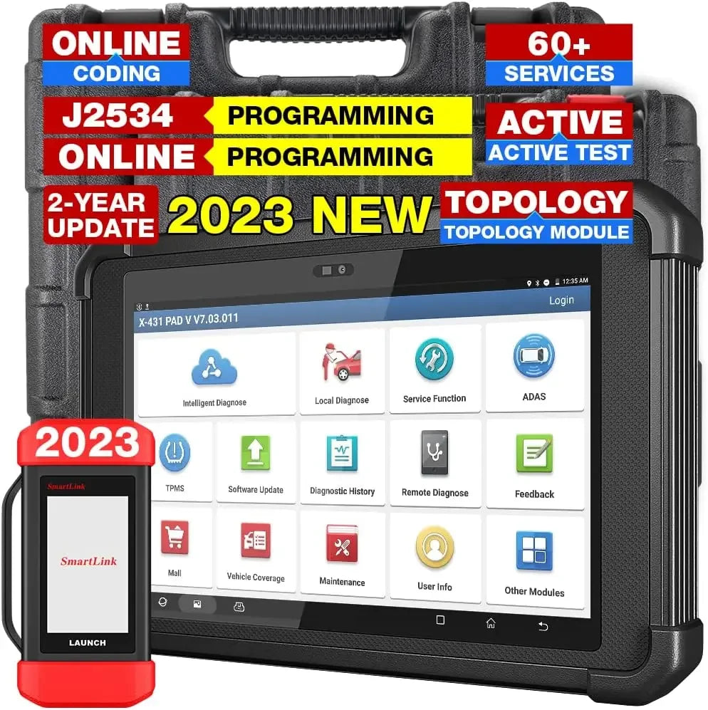 2023 X431 Pad7 Vii Vll X-431 Pad 7 2 Full System Computer For Car Diagnostics External Module Ecu Programming Scanner