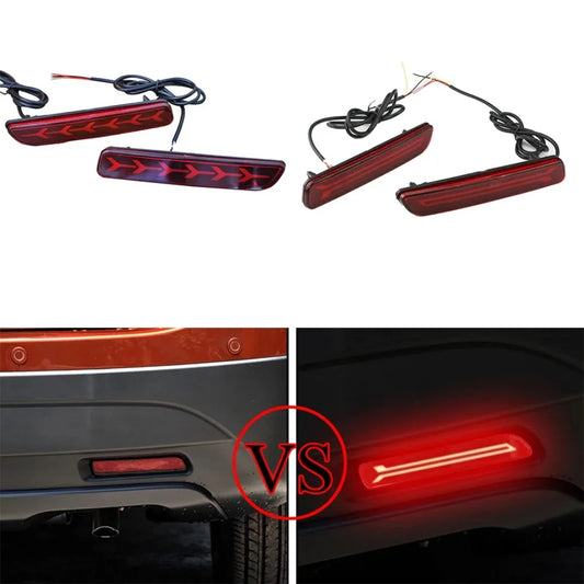 Car Flashing 2Pcs Led Brake Lights Rear Bumper Lamp Reflector Tail Lamp for Suzuki Ertiga Ciaz Vitara S-Cross SX4 Splash