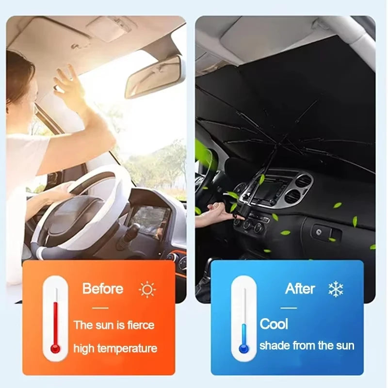 130×70CM car windshield sunshades front parasol car For VW Sharan Passat Caddy Touran Tiguan Golf Polo Teramont Atlas T-Roc
