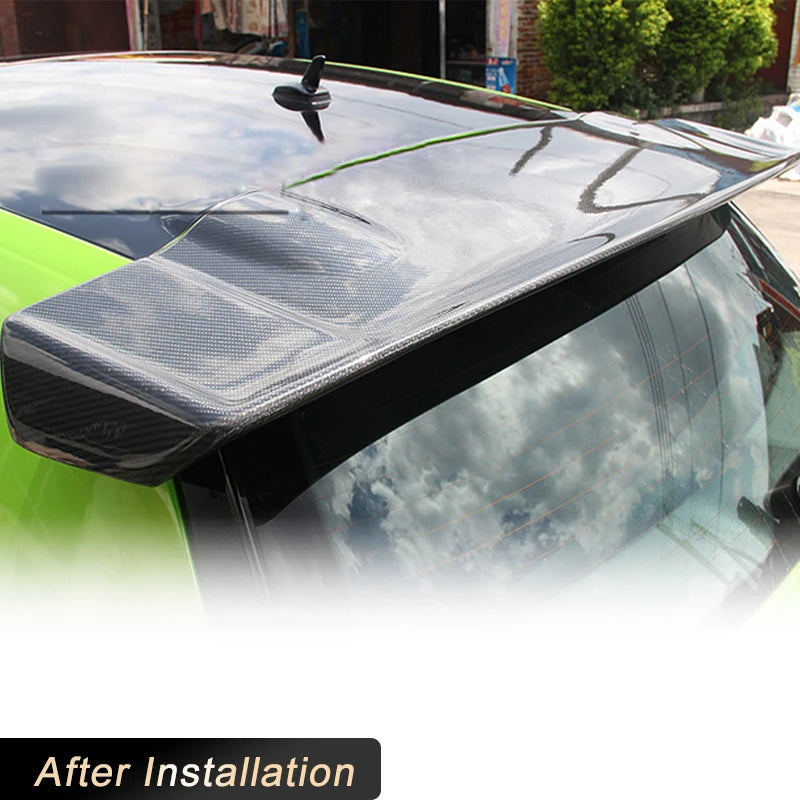 Carbon Fiber Car Rear Roof Spoiler Wings For Volkswagen VW Scirocco Standard 2008-2013 Not R Auto Rear Trunk Roof Wing Lip FRP