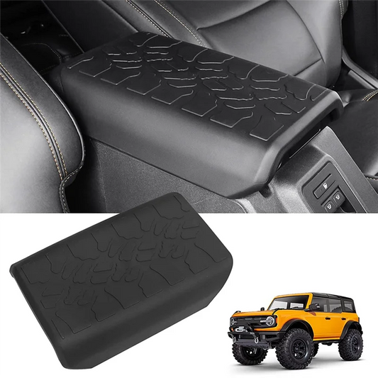 Center Console Armrest Cover for Ford Bronco Accessories 2021 2022 2023 Armrest Box Cover Car Armrest Pad Cover