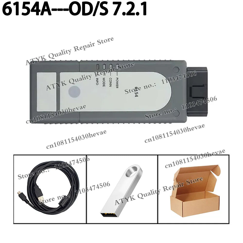 V-AS 6154A ODIS V7.2.1 WIFI obd2 scanner automotriz inspection tools diagnostics for cars tuning auto v-as 6154 New V-W AU-DI