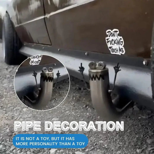 Car Exhaust Pipe Decoration Cover Hitch Trailer Protector Cap Secure Hook Dust Plug Protector Cover Cap Trailer For Trucks RV