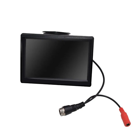 5 - Inch TFT - LCD Car Monitor with HD Digital Color Display - PAL / NTSC - Perfect for Rear View Reverse Parking Camera Systems