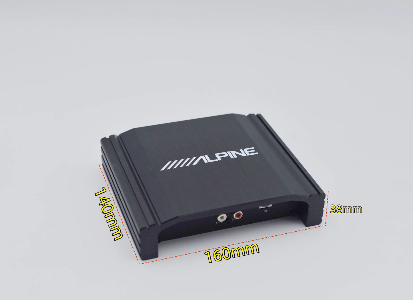 ALPINE Car Audio 6-channel audio RCA built-in 4-channel high level 15-segment EQ Bluetooth power amplifier audio processor