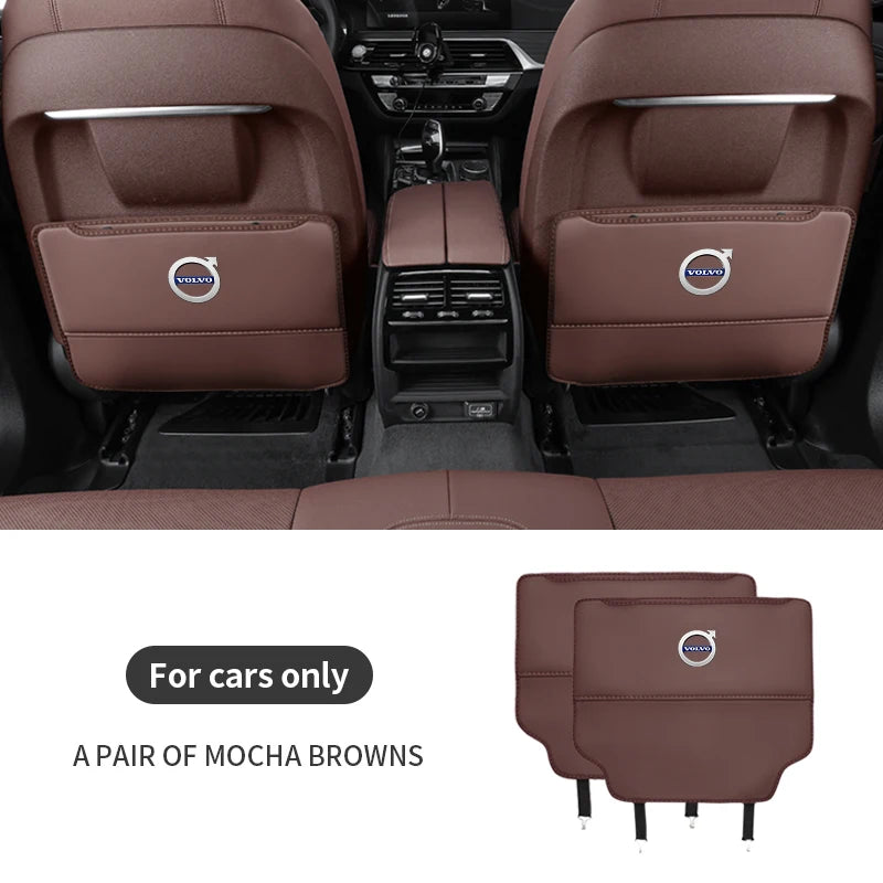 Volvo XC40 XC60 XC70 XC90 C30 C70 S60 S80 S90 V40 V50 V60 V90 T5 T6 Car Seat Back Storage Rear Anti-Wear Backrest Anti-kick Pad