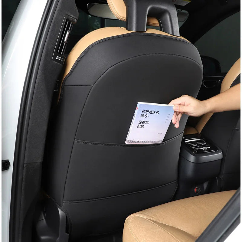 Car styling for Volvo XC60 s90 v90 s60 xc90 v60 seat rear anti kick pad interior products
