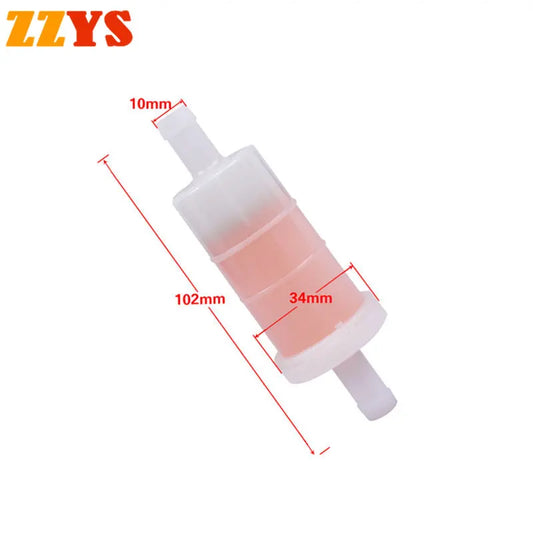 10mm Motorbike ATV Petrol Gas Gasoline Liquid Oil Cup Fuel Filter for Suzuki for Kawasaki for Yamaha Fot KT for Ducati