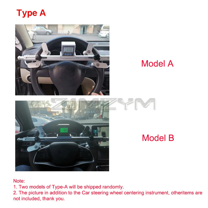 Car Steering Wheel Level Alignment