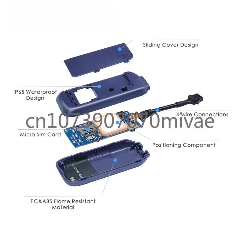 Car Anti-theft Vehiculo Devices  With Real Time Online  for Fleet