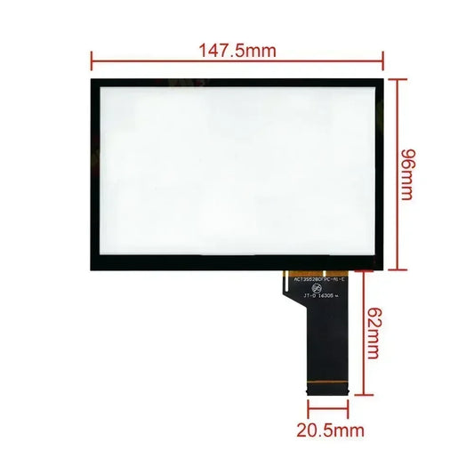 Touch Screen Glass Digitizer For  Skoda MIB2 MIB STD2 Radio Multimedia Navi 6.5'' Touch Screen Digitizer