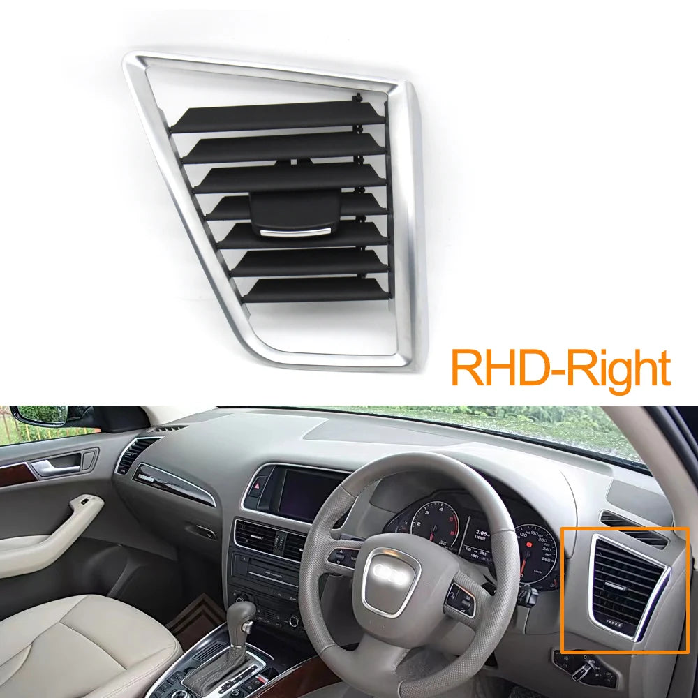 RHD Interior Car Dashboard Central Left Right Air Conditioning Outlet AC Vent Grille Cover Replacement For Audi Q5 2009-2017