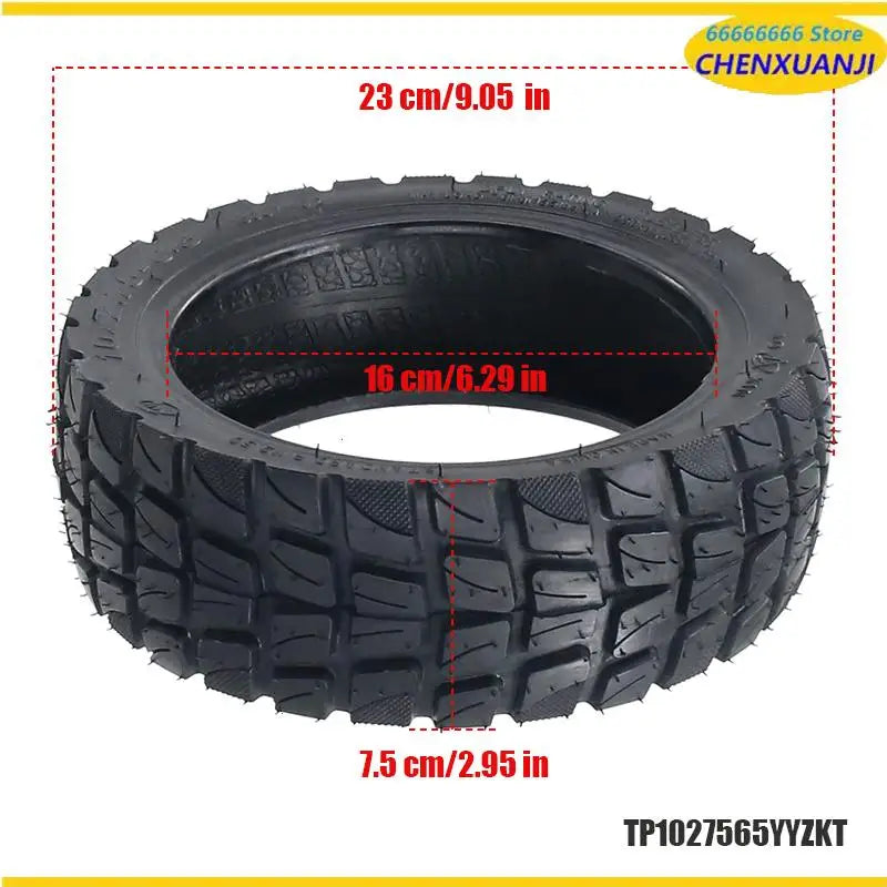 10 inch 10x2.75-6.5 scooter tire 10x2.70-6.5 tubeless off-road tire rubber wheel tire, suitable for replacement parts up to G30