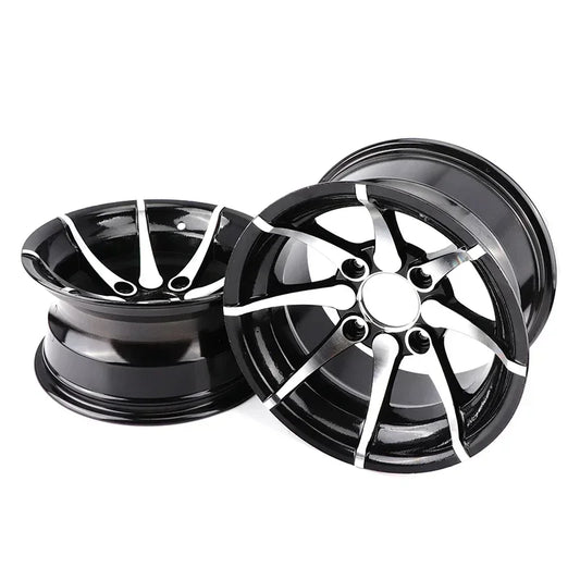 12 inch aluminum alloy front and rear rims suitable for four-wheel ATV kart UTV all-terrain vehicle 12-inch tires parts