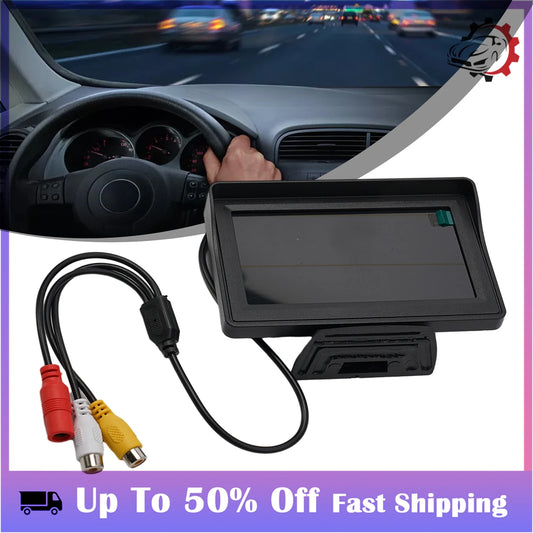 4.3 Inch TFT LCD Car Monitor Screen For Rear View Kit Reverse Parking Camera  Desktop Car Monitor Screen Car DVD Small Display