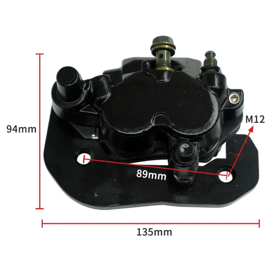 Right and Left Front Rear Brake Calipers Assembly for ATV Can Am Outlander Renegade 450 500 570 650 800 850 1000 with Pads