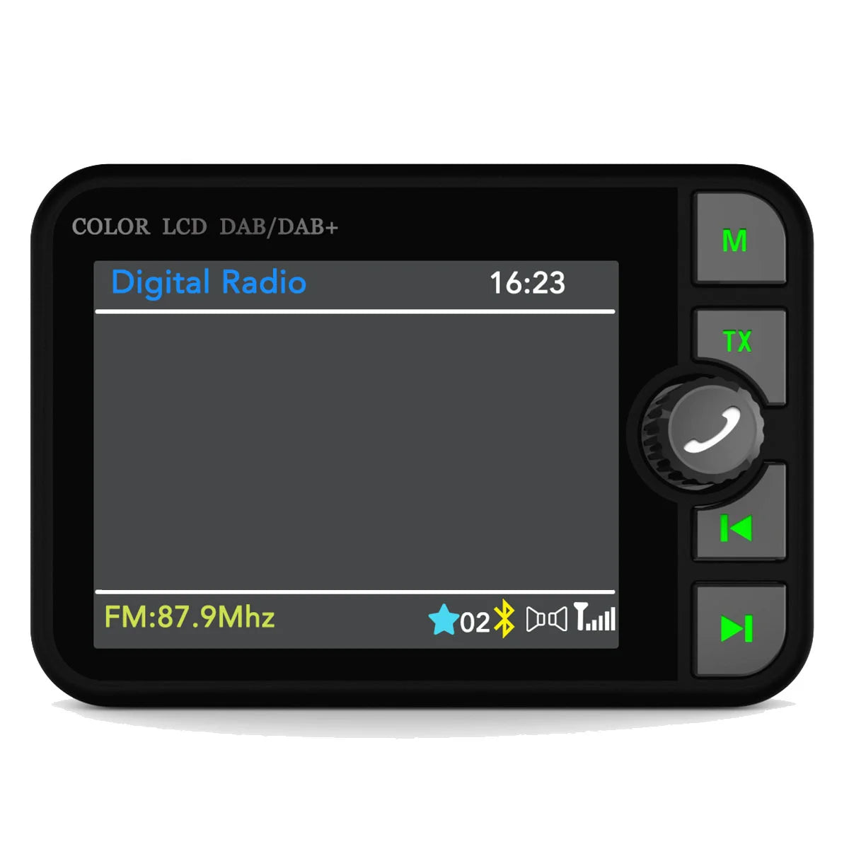 Car DAB Car Bluetooth MP3 Digital Radio Graphic Display Color Screen Car Supplies