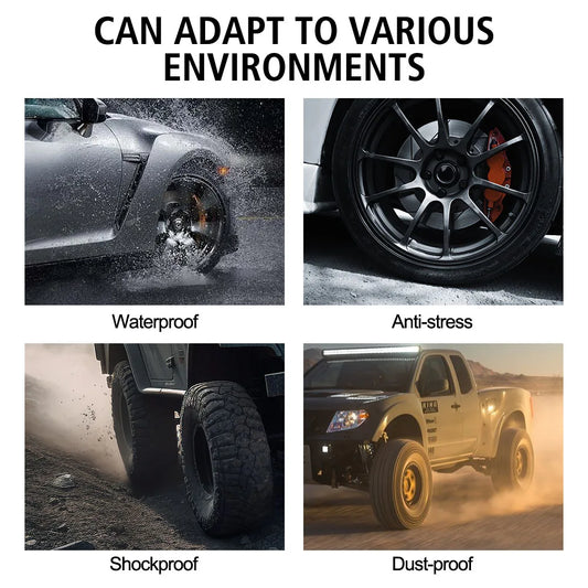 Digital LCD Display Tyre Temperature Monitor Auto Security Alarm System Solar TPMS Car Tire Pressure Monitoring System Universal