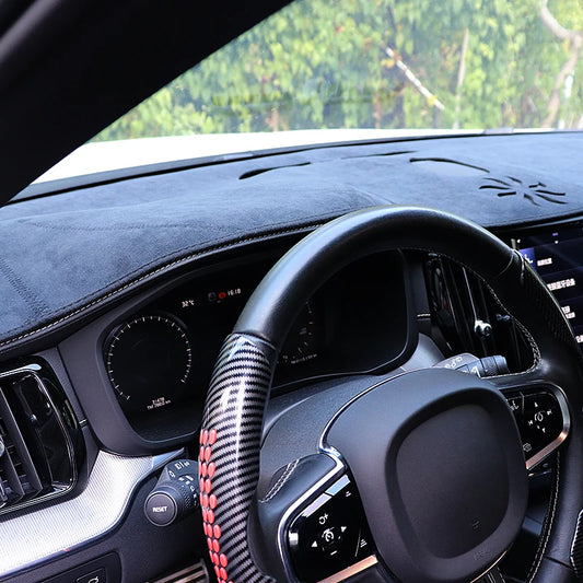 Car Dashboard Cover Avoid Light Pad Sun Shade Mats Non-Slip Case Anti-UV Carpets For Volvo XC60 2018 2019 2020 2021 2022 2023