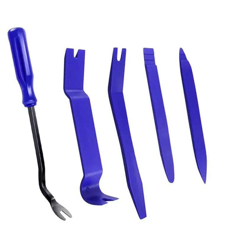 5PCs Car Audio Trim Removal Tool Kit Anti-Scratch Pry Applicable Car Door Panel and Audio Dashboard