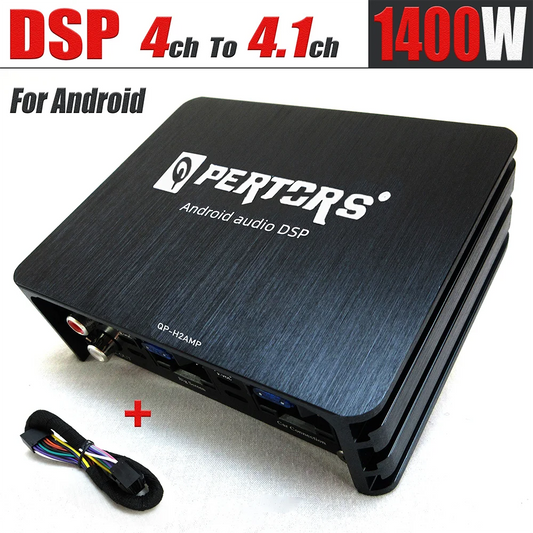 Q-PERTORS Amplificador Dsp Audio Android De 4 A 6 Canales Para Carros