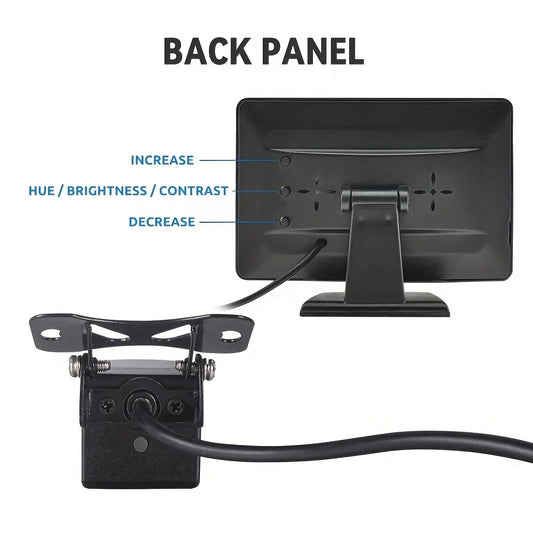 4.3 Inch Car Monitor With Rear View Camera For Vehicle Parking Reversing Camera With LCD Screen Usb Easy Installation