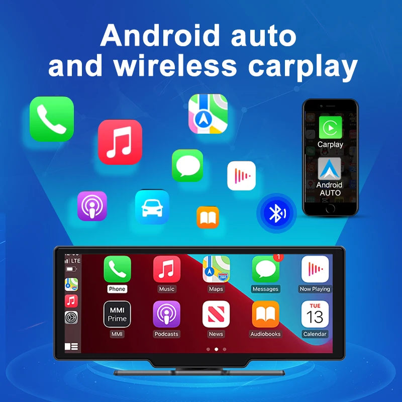 11.4 Inch Android 14.0 4G Dash Cam 4+64G ADAS 5G WiFi Car DVR GPS BT FM 24H Parking Monitor Rearview Mirror Video Recorder