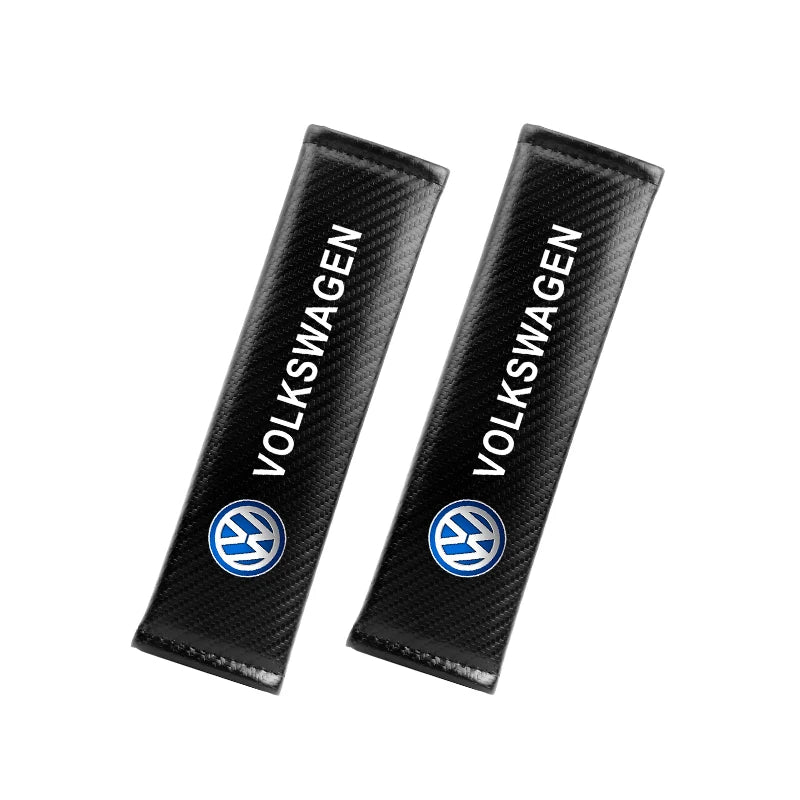 Car Interior Seat Belt Protector Comfortable Breathable Cotton Seat Belt Cover For Volkswagen VW Golf Tiguan POLO TOURAN CADDY