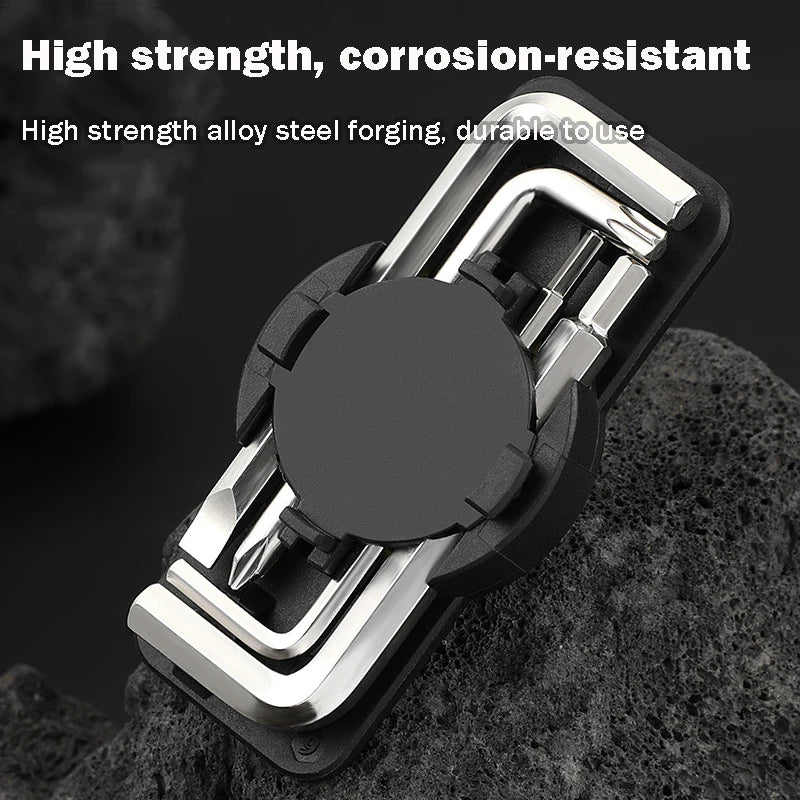 Portable 13 In 1 Repair Tools Multi-functional Road Bicycle Tool High Strength Steel Wrench Ultralight Tire Lever Bike Tools