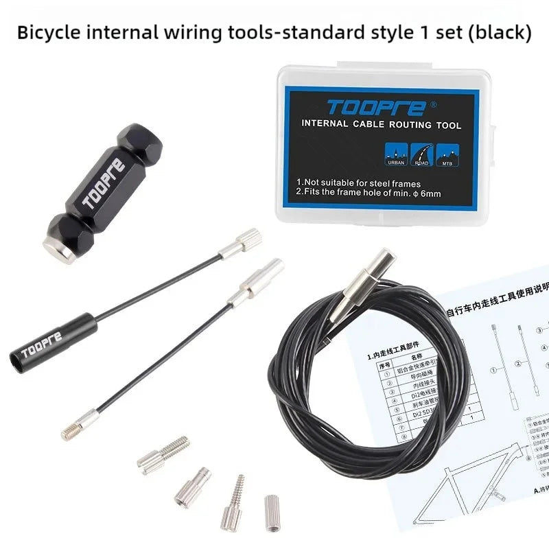 Bicycle Frames Mountain MTB Road Cycling Brake Shift Hydraulic Inner Wire Install Guide Tool Bike Internal Cable Routing Kit