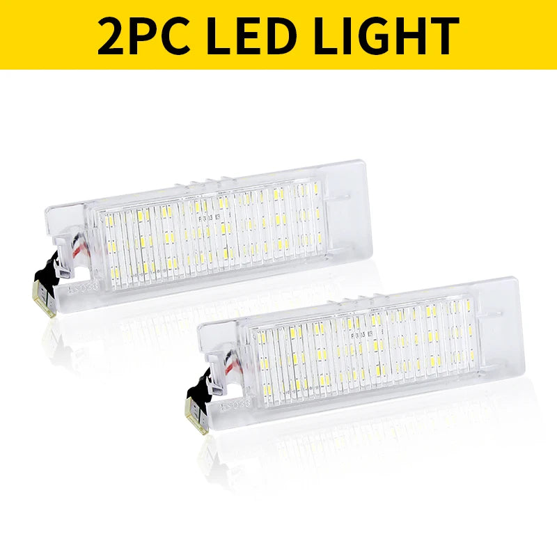 LED License Plate Light For Opel Vectra C Astra J H Zafira B Insignia Corsa C D Meriva A Tigra B 2Pcs Canbus Number Plate Lamp