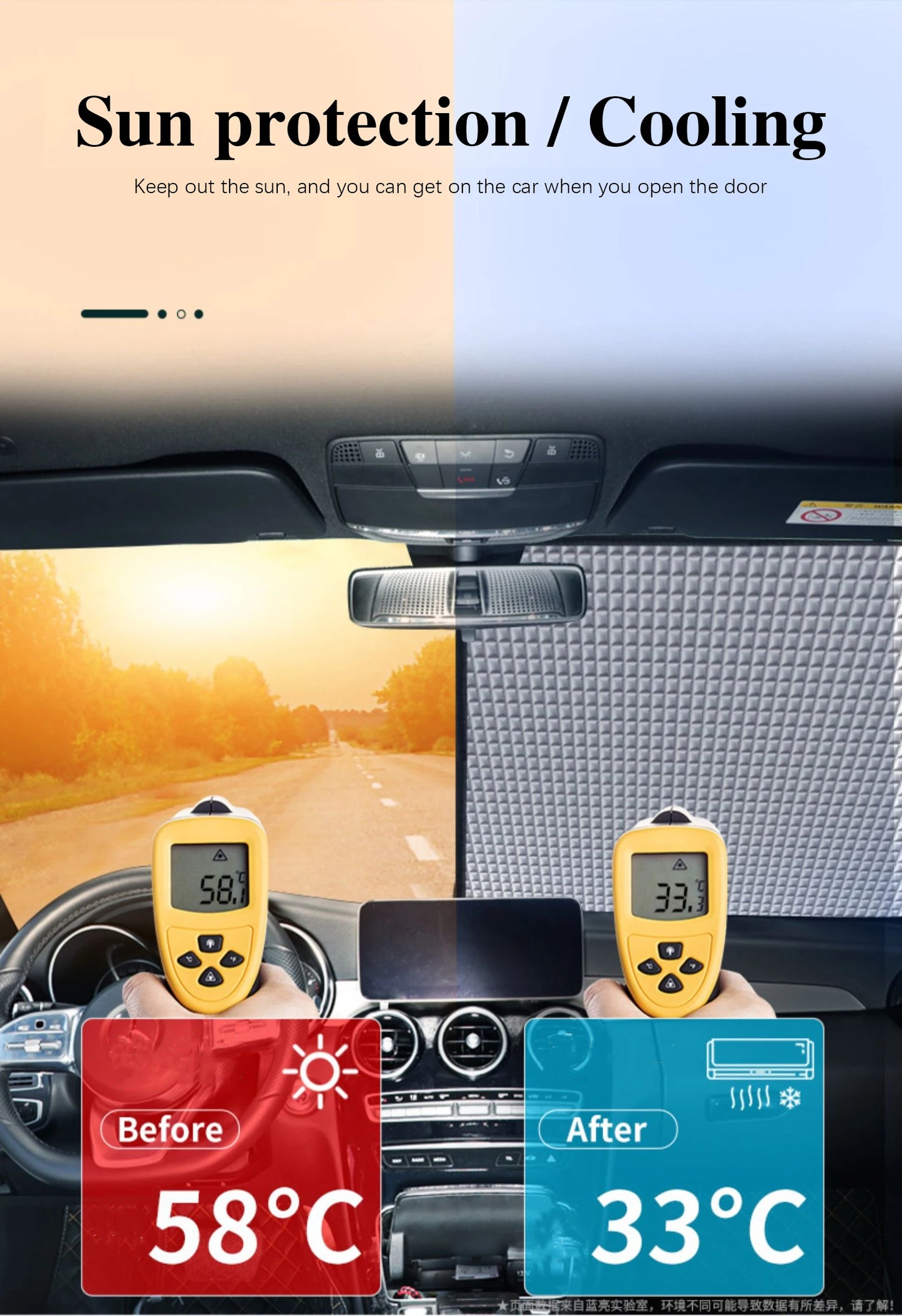 Full Covers Sunshades For Ford Transit Custom Tourneo 2012~2021 Car Sunshade Protection Windshield Window Visor Car Accessories