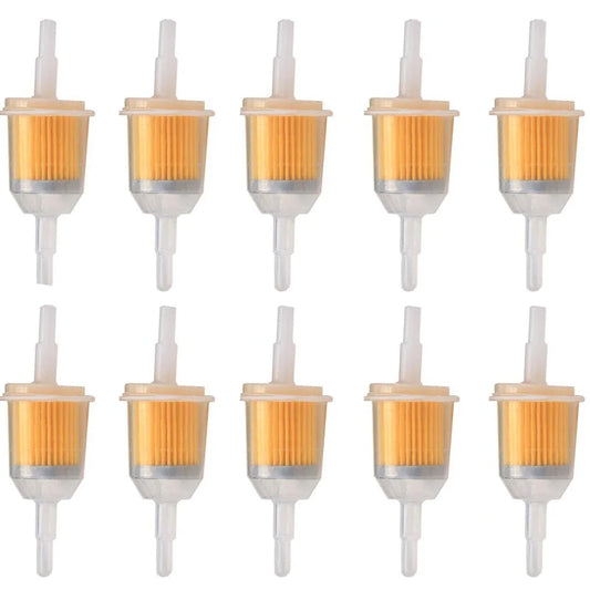 10Pcs Universal Gasoline Gas Fuel Filter Car Inner Fuel Filters Motorcycle Scooter Gasoline Oil Filter Tool Moto ATV Fuel Filter
