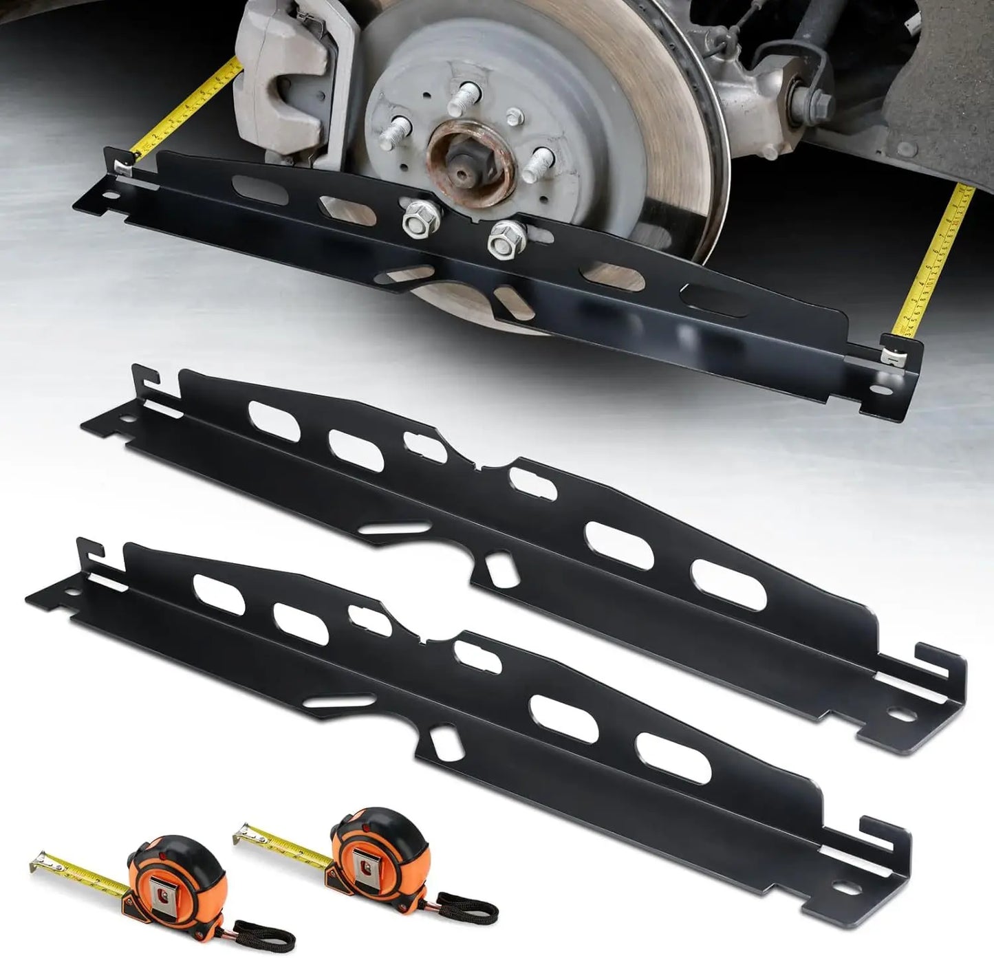 Wheel Alignment Plate Tool Kit Car Shoe Toe Plate Wheel Alignment Tool,Suitable for Cars
