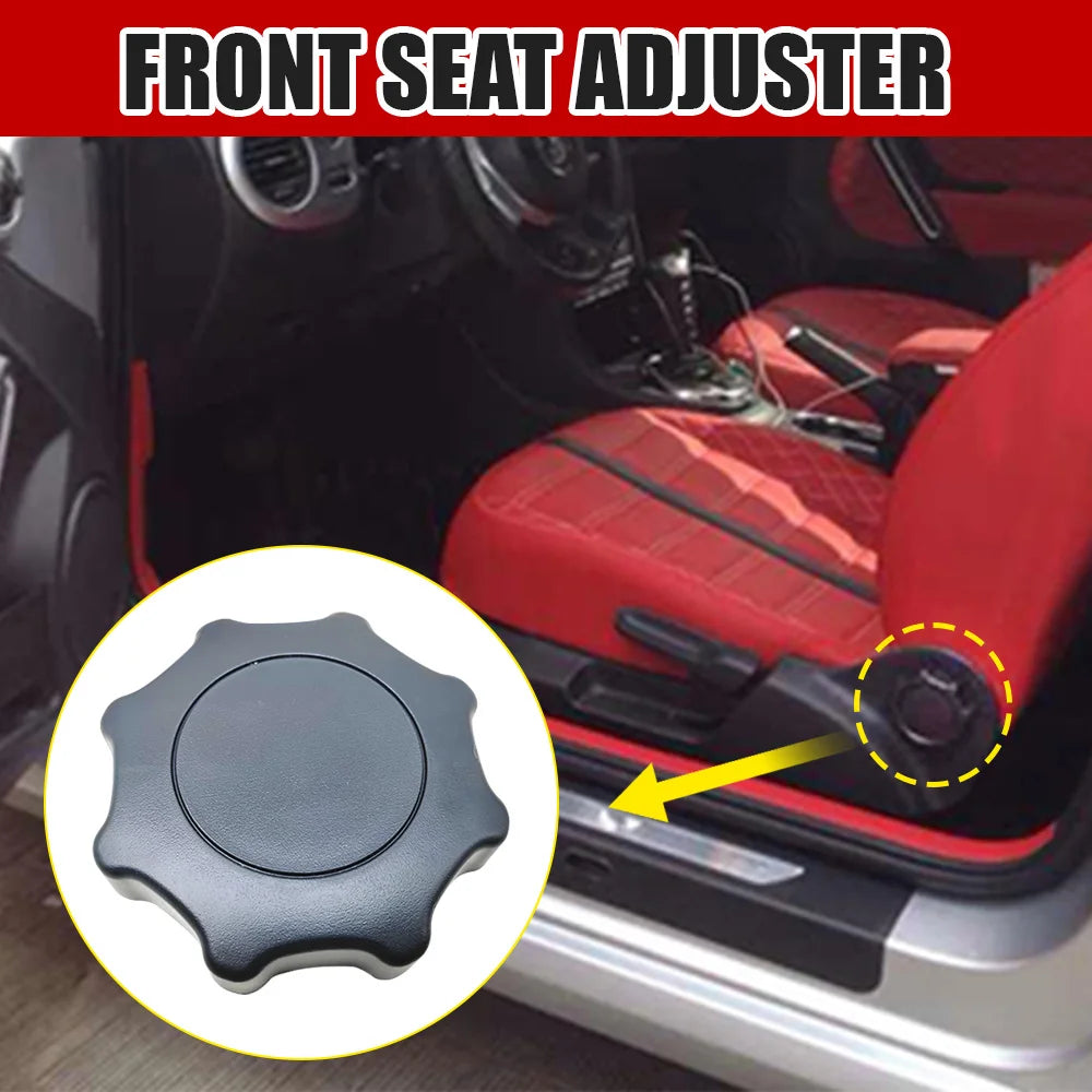 Car Seat Recline adjustment knob For Volkswagen Skoda Citroen Audi Seat Adjustment Black Knob Car Accessories