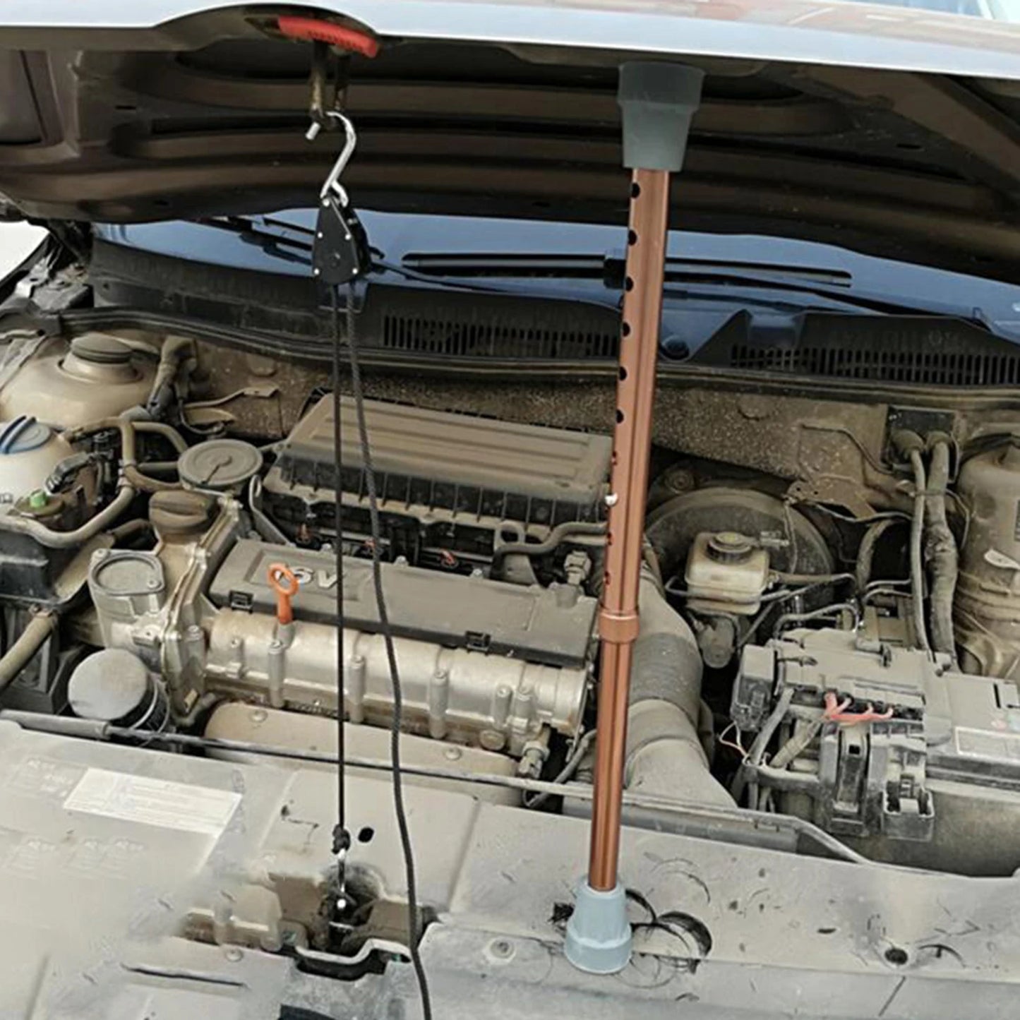 Car Dent Repair Tool Heavy Duty Easy to Install Sturdy Practical Maintenance Tools Hood Prop Tools for Vehicles Supplies