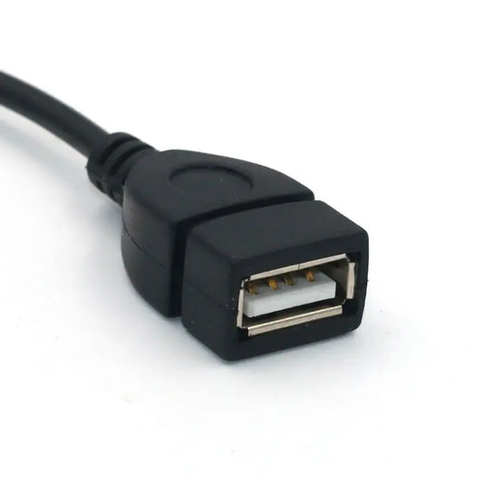 3.5mm Car AUX Audio Cable To USB Audio Cable Car Electronics for Play Music Black Car Audio Cable USB Headphone Converter