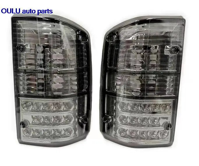 Para nissan patrol gq y60 gr 1987-1997 led lanterna traseira luz de freio sinal volta traseiro modificado conjunto luz traseira