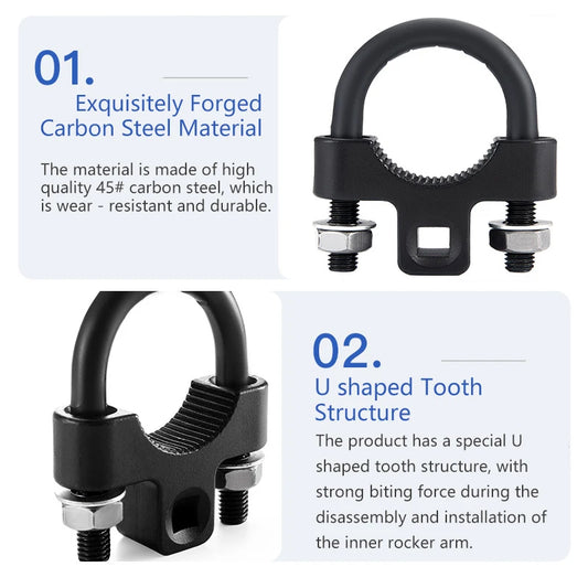 Car Tools 3/8In Inner Tie Rod Tools Auto Chassis Rocker Install Disassembly Repair Tool Car Tool Kit Auto Installer Remover Tool