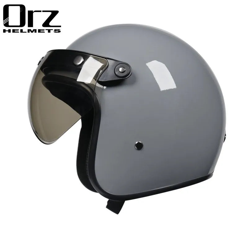 Motorcycle Helmet Motocicleta Cacapete Casco Casque Retro open face helmet 3/4 moto casco DOT approved