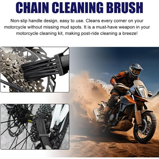 Portable Chain Cleaner Motorcycle Road Bike Chain Clean Brush Bicycle Clean Motorcycle Tools Chain Cleaner Maintenance Tool