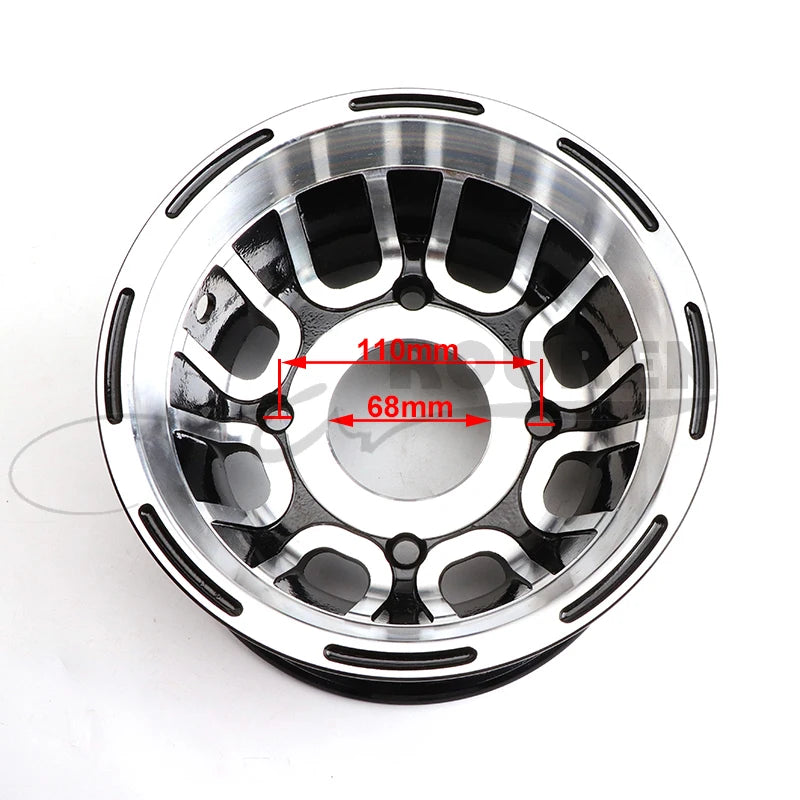 Front and rear wheel accessories, 4 wheels, 8 inch aluminum rim, suitable for tires 19 /20 /21x7.00-8 18x9.50-8