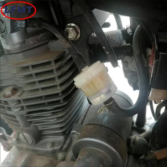 Motorcycle Gas Fuel Filters and Fuel Pipe For 49cc 50cc 110cc 125cc Moped Scooter ATV Go Kart Motocross Dirt Pit Bike Universal