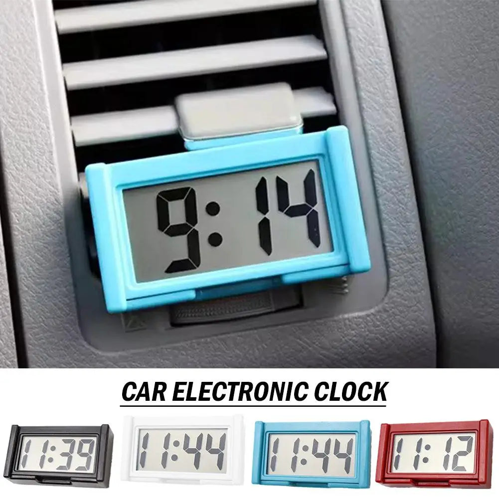Mini Digital Clock Large Screen Car Dashboard Electronic Digital Display Car Clock Car Accessories For Vehicles Simple Type