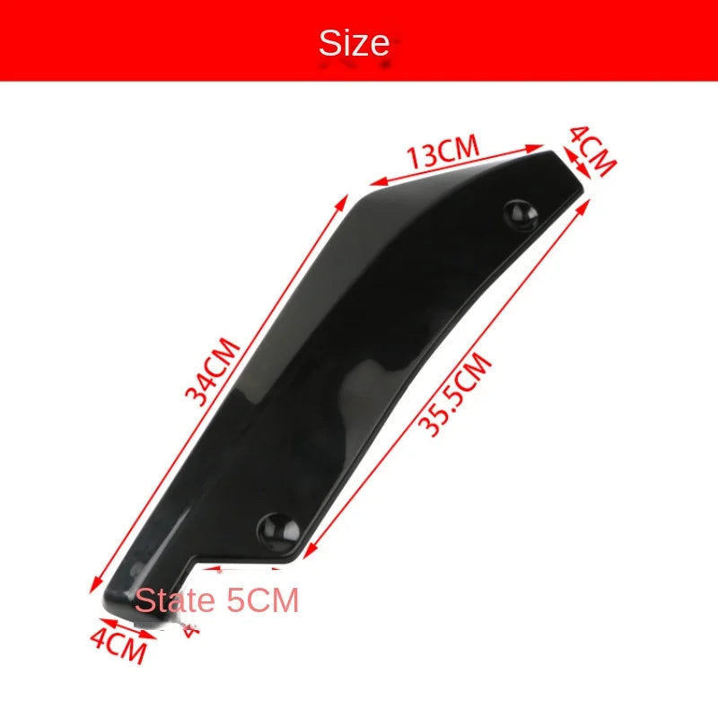 Car Surround Carbon Fiber Rear Package Corner Anti Collision Universal Exterior Modification