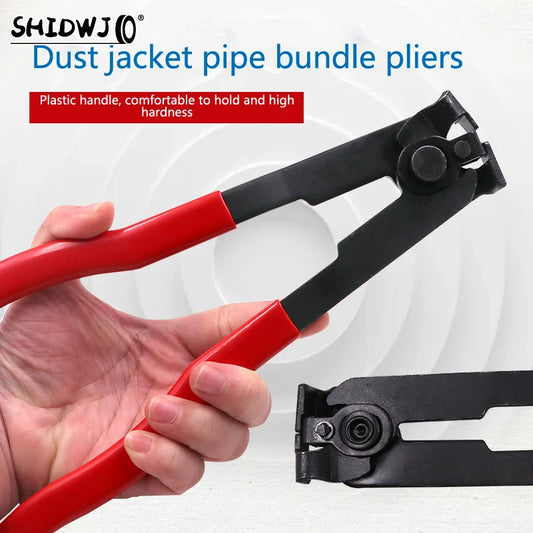 Car Banding Hand Tool Auto Repairs Props For Exhaust Pipe Fuel Filter Hand Installer Tool  CV Joint Boot Clamp Pliers