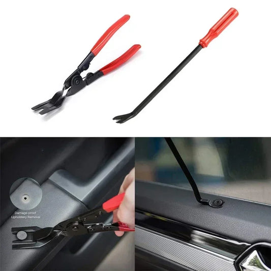 Car Headlight Repair Installation Tool Trim Clip Removal Pliers Van Door Panel Fascia Dash Interior Plastic Rivets Remover Tools